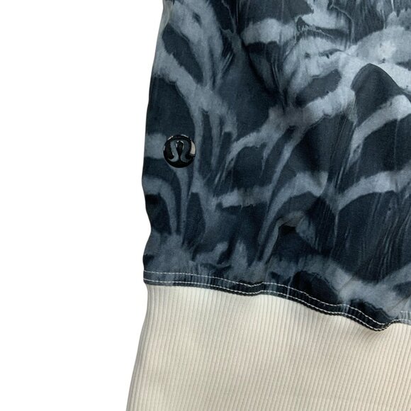 Lululemon Dance To Yoga Pants 10 Pretty Plume Angel Wing Adjustable Waist Crop - Picture 4 of 14